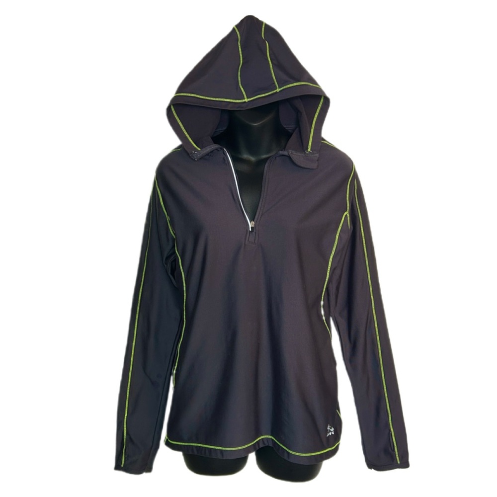 RBX Dark grey Jacket with Green reflective Accents - Sportswear / Activewear